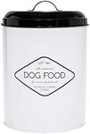 Amici Pet Buster All Natural Canister, Metal Storage Container with Handle Lid & Silicone Gasket Seal, Minimal Countertop Food Bin for Pantry, Pet Treats & Kitchen Dry Goods - 272 Oz (10.5"L x 14"H)