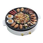 Electric Barbecue Hotpot 2 in 1 Ove