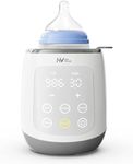 HEYVALUE Bottle Warmer, Baby Bottle Warmer 10-in-1 Fast Baby Food Heater&Thaw BPA-Free Milk Warmer with IMD LED Display Accurate Temperature Control for Breastmilk or Formula for Bottles