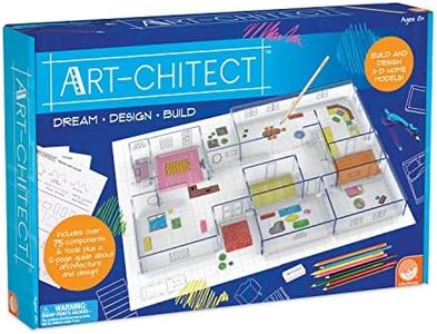 MindWare Art-chitect Home Model Building for Kids – 3D Architectural Design Kit for Kids Ages 8 and Up – Learn The Basics of Architecture As You Design Start to Finish