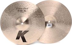 Zildjian K CUSTOM DARK HIHATS K Custom 13" Dark Hi Hat Cymbals Pair