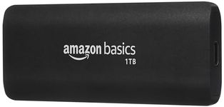 amazon basics 1 TB Portable SSD | Type C Compatible NVMe Drive | Upto 950 MB/s | PC, Mac and Smartphone Compatible