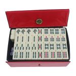 UJEAVETTE® Mini Chinese Mahjong Game Set Board Game Maj Jongg, for Family Game Travel