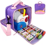 Detachable Bag Compatible with Little Tikes Story Dream Machine Books Starter Set，Kids Toys Storage Case for Little Tikes Storybook, Audio Play, Character ,with Handle and Shoulder Strap (purple)