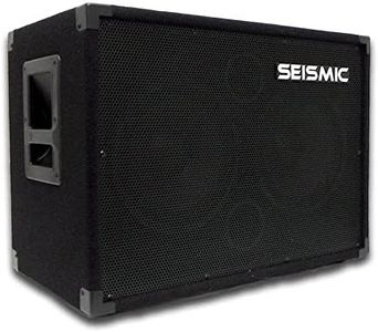 Seismic Audio - 210 Bass Guitar Speaker Cabinet PA DJ 400 Watts 2x10 PRO AUDIO