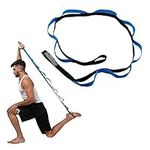 JoyLuck Stretching Strap with Loops- Leg Stretch Band to Improve Flexibility Stretching Out Yoga Strap Exercise and Physical Therapy Belt for Rehab, Pilates and Gymnastics with Workout Guide Book