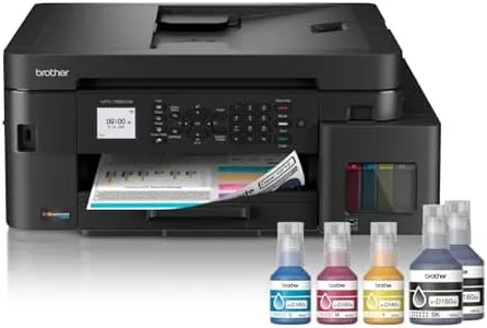 Brother INKvestment Tank 980 Wireless and Ethernet Color Inkjet All-in-One Printer with Multipurpose Tray | Includes up to 3 Years of Ink in-Box(1) and 3-Year Limited Warranty(2) (MFC-T980DW)