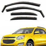 AEROGUYS in-Channel Window Deflectors Extra Durable Window Visors Rain Guards Fit for Chevrolet (Chevy) Equinox 2010-2017, Sun Visors, Wind Deflectors, Vent Visors, Car Accessories - 4pcs. AG0308