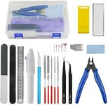 WMYCONGCONG 26 PCS Gundam Model Basic Tools Set Hobby Building Tools Kit with a Plastic Case for Professional Gundam Model Building, Repairing and Fixing