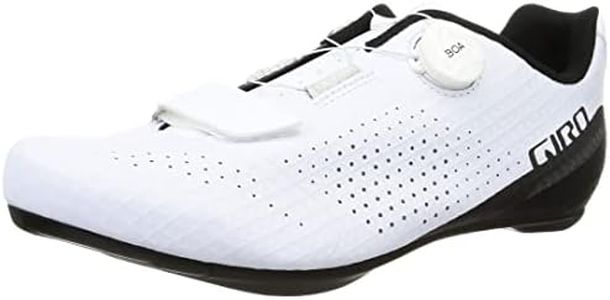 Giro Cadet Bicycle Road Binding Shoes, SPD SL Cadet, BOA Dial, Compatible with 2 Cleat Holes White