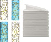 Carstuus Car Tissue Holder with Facial Tissues Bulk - 4 PK Car Tissues Cylinder, 9 Packs Car Tissue Refill, Travel Tissues for Car Cup Holder, Refill Car Tissue Box Round Container