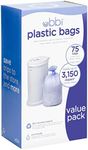 Ubbi Diaper Pail Plastic Bags, Disp