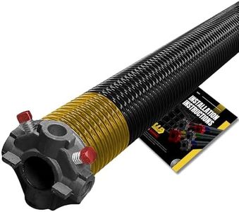 Garage Door Torsion Spring 250x2x30 for Right Side of Garage Door - Torsion Spring for Garage Door Repair Precision E-Coating 5-Year Warranty Minimum 30,000 Cycles (Black Cone)