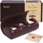 Excalibur Brothers Genuine Leather Watch Roll Case - Luxurious Protection & Organization for Your Valuable Timepieces