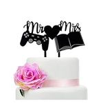 Mr & Mrs Wedding Cake Topper with G