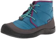 KEEN Unisex Kids Howser 2 Waterproof Chukka Boot, Mykonos Blue Atlantis, 4 UK