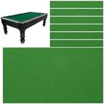 FUYAO Pool Table cloth Felt Replacement Kit,7ft/8ft/9ft/11ft Indoor Sports Game Durable Billiard Tabel Cloth Cover with 6 Bottom Cloth for A Variety Of Games Snooker