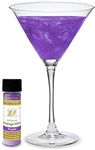 Lux Life Edible Glitter for Drinks – 100% Natural Ingredients, Made in USA – Food Grade Brew Drink Glitter for Wine, Cocktails, Champagne, and Beverages – Gluten Free & Vegan (4g, Purple)