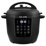 Instant Pot 5.7L Multicooker 7-in-1 Smart Cooker - Pressure Cooker, Slow Cooker, Steamer, Sauté, Yogurt Maker, Egg Cooker and Food Warmer, Stainless Steel Inner Pot, Black