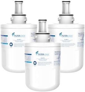 FilterLogic DA29-00003G Refrigerator Water Filter, Replacement for Samsung DA29-00003B, RSG257AARS, RFG237AARS, HAFCU1, RFG297AARS, RS22HDHPNSR, WSS-1, 3 Filters