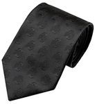 NCAA Ohio State Buckeyes Tone on Tone Tie, One Size, Black