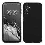 kwmobile Case Compatible with Samsung Galaxy A14 5G Case - Soft Slim Protective TPU Silicone Cover - Black