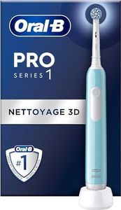 Oral-B Pro Series 1 Elektrische Zahnbürste, Blau, 1 Reinigungsbürste 3D, Timer, wiederaufladbar