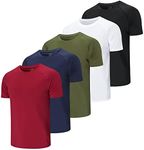 ZENGVEE 5 Pack Men's Workout Runnin