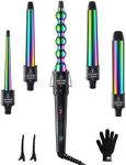 5 in 1 Curling Iron Wand Set, Ohuhu