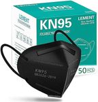 LEMENT 50pcs KN95 Face Mask Black 5