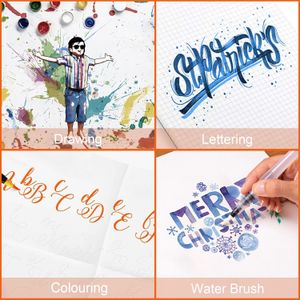 Amteker Watercolour Brush Pens Set – 20 Vibrant Colors for Artists