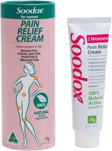 Soodox for Women Pain Relief Cream | 3 Pack | 100% Natural Active Ingredients | 100% Australian made | 75g each