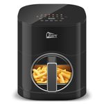 Uten Dual Blaze Air Fryer 5.5L Visual Window, Color Screen, 14 Pre Menus, Delayed Start, Stainless Oil Net, 2 Fast Heaters Independently Controllable, No Flip Food, Oil Free, Enery Save, Fast Cooking