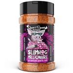 Pork Rub by Quasi & Squatch - SlumHog Millionaire (Cherry Cinnamon) Barbecue Dry Rub Meat Seasoning and Spice | Perfect Blend Of Spices For Smoking BBQ and Grill Pork Dishes | Large 220g