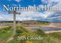2025 Northumberland Calendar - A4 opens to A3 - Includes: Hadrian's Wall, Warkworth, Berwick, Hexham, Alnmouth, Craster, Alnwick, Bamburgh, Lindisfarne and more...