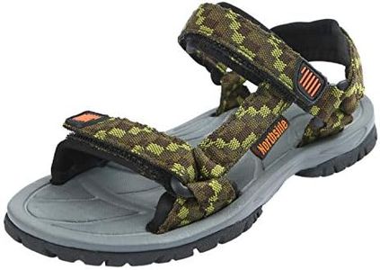 Northside Boys' Seaview Sandal olive/orange 6 M US Toddler