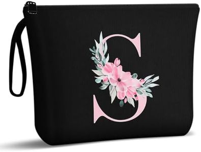 Aucuu Borsa Cosmetica in Tela, Multifunzionale Pochette Trucchi, Borsa Cosmetica da Viaggio, Beauty Case da Viaggio Donna, Borsa Cosmetica Portatile, Borse da Toilette Impermeabile Portatile