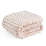 Bedsure Crystal Pink Fleece Blanket