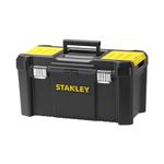 STANLEY STST1-75521 Essential 19 Toolbox with Metal latches, Black/Yellow, Inch