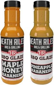 Heath Riles Maple Honey Habanero BBQ Glaze with Pineapple Habanero BBQ Glaze