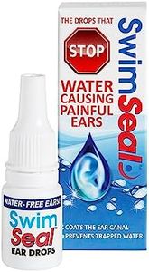 SwimSeal All Natural Protective & Ear Drying Drops with Australian Tea Tree Oil for Daily Use Rather Than Earplugs or Alcohol-based Drops. Ideal for Swimming, Scuba, Diving, Surfing & Triathlons for All Ages.