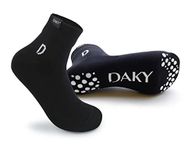 DAKY Waterproof Socks for Men Women - Running Hiking Cycling Kayaking, Outdoor Sport Socks - Wudu Compliant (Tawafeez Plus, Medium)