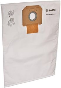 BOSCH VB090F 5-Pack Fleece Filter Bag for use with VAC090 Dust Extractor, 9-Gallon, White
