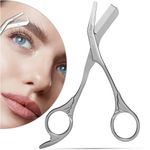 LePinko Eyebrow Trimming Scissors with Combs, Gifts for Men Women Stocking Stuffers