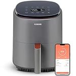 COSORI Air Fryer 4 Qt, 7 Cooking Functions Airfryer, 150+ Recipes on Free App, 97% less fat Freidora de Aire, Dishwasher-safe, Designed for 1-3 People, Lite 4.0-Quart, Smart, Truffle Gray