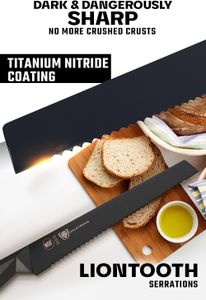 DALSTRONG Carving Knife and Fork Set – Stainless Steel
