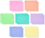 American Greetings Single Panel Blank Cards Bulk with Envelopes, Bright Pastel Colors (200-Count)