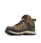 Columbia Men's Granite Trail Mid Waterproof, Mud/Black, 10