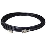 Blue Jeans Cable 3G/6G HD SDI Cable, DIN 1.0/2.3 to Male BNC, Black, 25 Foot