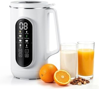 40oz Nut Milk Maker Machine: 10 in 1 Soy Machine for Homemade Almond, Oat, Coconut, Plant Based Milks and Non Dairy Beverages, Soy Milk Maker with 10 Blades, Delay Start, Keep Warm, Auto-clean